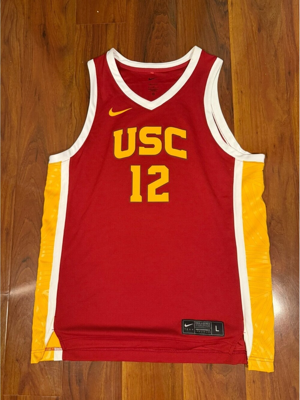 Nike Dri Fit JuJu Watkins USC Trojans NCAA Basketball Jersey SZ L Adult Unisex